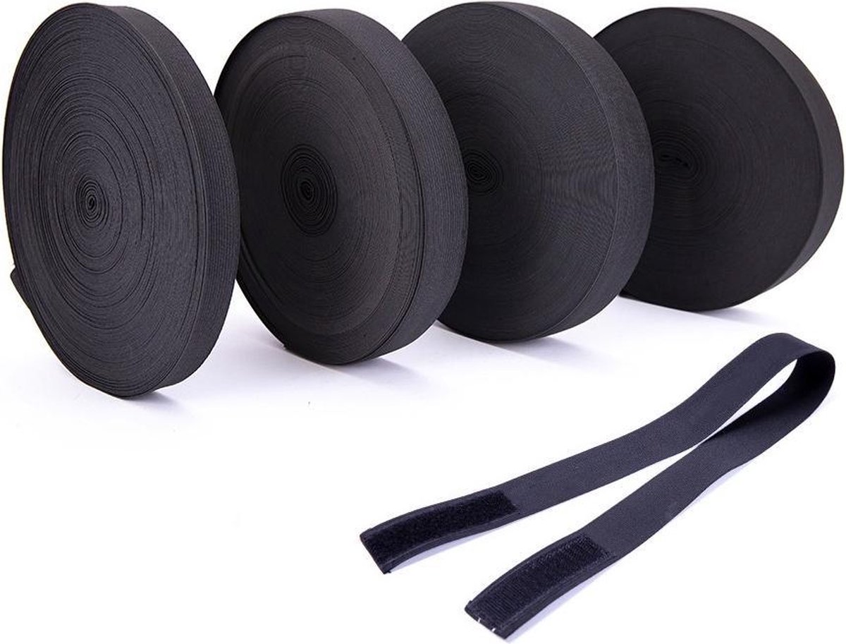 BenjaBeauty® Elastische band|5 meter|pruik|wig|schoenen|tassen|riemen|